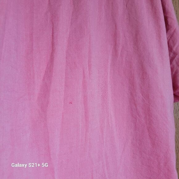 Ralph Lauren Chambray Oxford pink short sleeve shirt button front mens size 3X B - Picture 4 of 7